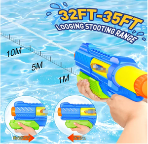 Pistol air tiup besar dengan empat nosel untuk musim panas arung jeram dan melawan air untuk mainan pistol air anak-anak - Product Image 2