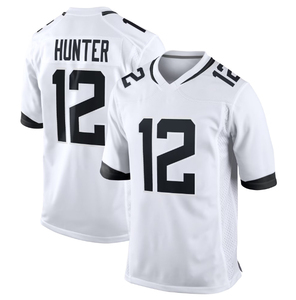 Maillot de football en promotion, tailles S-3XL # 12 Maillot de football Jacksonville pour hommes Travis Hunter Teal - Product Image 4