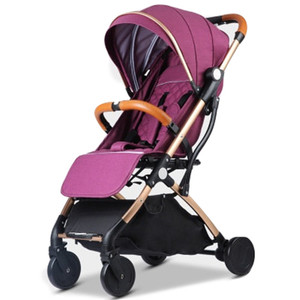 รถเข็นเด็กน้ำหนักเบา พับได้ด้วยมือเดียว ขนาดกะทัดรัด รถเข็นเด็กแบบพกพา รถเข็นเด็กแบบพับได้สำหรับเดินทางโดยเครื่องบิน - Product Image 3