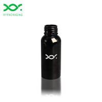 Xypackaging 50ML 60ML taille d'échantillon vide éviter les bouteilles en plastique PET de couleur noir clair avec bouchon en forme de boule