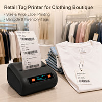 Imprimante thermique portable pour étiquettes, imprimante thermique 80 mm, résolution 203 dpi, en stock