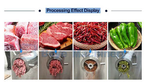 Sus 304 Công Nghiệp Lớn Điện Cá Gà Thịt Bò Thịt Lợn Thịt Xay Tươi Đông Lạnh Thịt <span class=keywords><strong>Mincer</strong></span> Máy Xay Máy Xay 32 Nhiệm Vụ Nặng Nề - Product Image 5