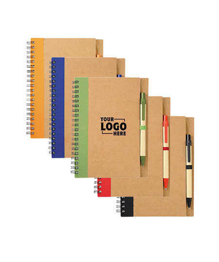 custom eco spiral notbook