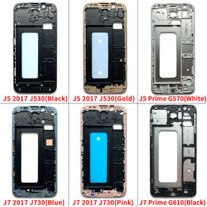 Cadre de boîtier avant pour <span class=keywords><strong>Samsung</strong></span> <span class=keywords><strong>J5</strong></span> J7 <span class=keywords><strong>2017</strong></span> J530 J730 <span class=keywords><strong>J5</strong></span> J7 Prime G570 G6100 LCD lunette plaque Marco couverture pièce de rechange en gros - Product Image 4