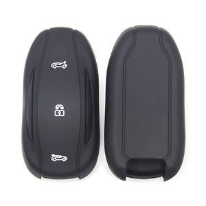 Housse de protection en silicone pour clé de voiture, coque de protection pour clé intelligente de modèle 3, modèle Y, modèle S, modèle X, accessoires pour télécommande - Product Image 4