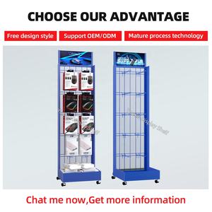 Exhibidor Giratorio de Metal para Supermercado, Exhibición de Productos de Una Cara, para <span class=keywords><strong>Boutique</strong></span> - Product Image 2