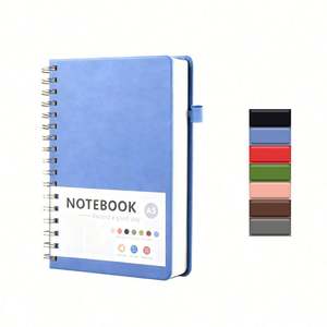 Promotional Business Spiral PU Leather Hard Cover Agenda Personalized <b>Note</b> <b>Books</b> for Gift Planner Notebook with logo Custom - Product Image 1