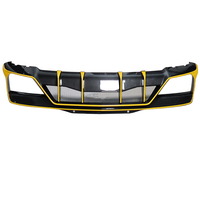 Pour Chevrolet Corvette C8 Stingray Cabriolet Coupé Z51 Z06 2020-2025 – Diffuseur de pare-chocs arrière, grille et spoiler en fibre de carbone