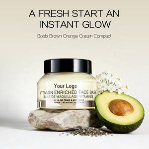 Crème visage végane bio à l'avocat, personnalisée en usine, avec acide hyaluronique et beurre de karité pour les soins du visage et les produits de beauté - Product Image 2