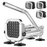 Amz Hot RVS Frietmes Handmatig Multifunctionele Aardappel Snijmachine voor Huishoudelijk en Restaurant Gebruik