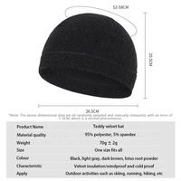 Máscara de esquí para motocicleta, gorros interiores para casco, gorro en blanco de lana personalizado, gorros cálidos de invierno para mujer para hombre