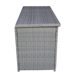 Caja de Almacenamiento para Jardín, Moderna, de Mimbre Sintético, para Exteriores, con Bolsa de Polietileno Impermeable en el Interior - Product Image 4