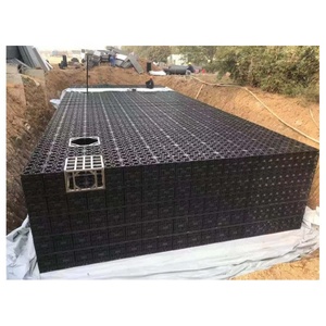 <span class=keywords><strong>Bassin</strong></span> de rétention des eaux pluviales souterraines, caisses de stockage de modules pp, système de filtration par infiltration - Product Image 6