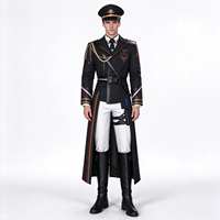 Costume de cosplay Love and Deep Space Xia Yizhou, ensemble complet avec chapeau, uniforme militaire pour homme, tenue de jeu de rôle pour Halloween