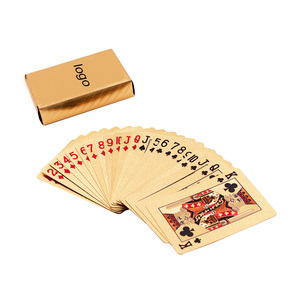 <span class=keywords><strong>2025</strong></span> Mới Tùy Chỉnh Cá Nhân Nhựa Poker Mịn Không Thấm Nước Chơi Thẻ Mạ Vàng Bền Poker Sàn Chơi Thẻ - Product Image 3