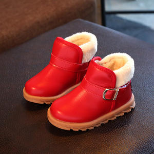 Hiver Nouvelles Bottes en coton pour enfants Petites et moyennes Bottes courtes pour garçons Filles Bébés Chaussures en coton épaissies et chaudes pour la neige - Product Image 2