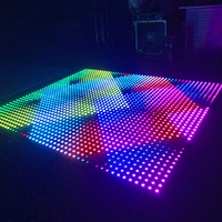 REISS Plancher de danse/écran LED interactif multifonction couleur pleine, graphiques d'animation de scène, IP65 SDK, intérieur/extérieur, 2000 Nits