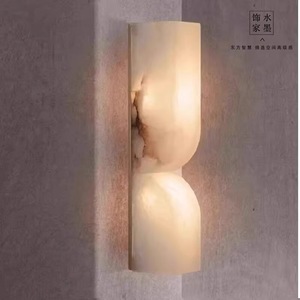 Spanish Natural Marble Wall Lamp 35cm Height <b>Led</b> <b>Light</b> Source Living <b>Room</b> Bedroom Hallway Stairwell Lighting - Product Image 5