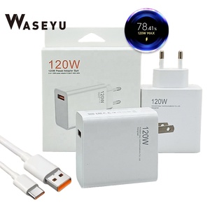Cargador <span class=keywords><strong>Mi</strong></span> Turbo Charge de 67W 120W al por Mayor a Bajo Precio, Enchufe EU US UK, Adaptador de <span class=keywords><strong>Carga</strong></span> Rápida, Cable Tipo C de 6A - Product Image 3