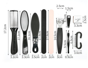 Kit de soin des pieds professionnel de 23 pièces, éliminateur de callosités, lime à pieds, <span class=keywords><strong>pierre</strong></span> ponce et outils de pédicure complets pour les peaux mortes à domicile - Product Image 6