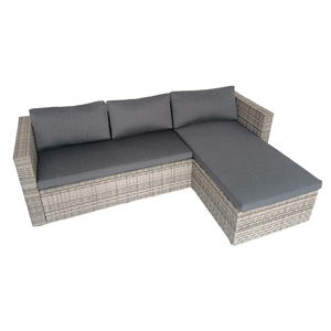 Meubles <span class=keywords><strong>de</strong></span> <span class=keywords><strong>jardin</strong></span> en osier à bas prix pour l'extérieur Canapé en plastique et rotin avec chaise longue - Product Image 5