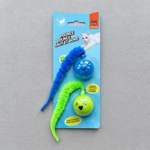 Set <span class=keywords><strong>di</strong></span> Palline Luminose per Gatti con Coda in Pelliccia Sintetica, Giocattolo Interattivo per Animali Domestici, Confezione da Due - Product Image 4