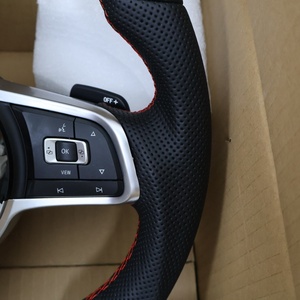 Volant en cuir de haute qualité pour MK7.5 MK4 R Line MK 6 4 5 <span class=keywords><strong>R32</strong></span> MK3 <span class=keywords><strong>7</strong></span>.5R R7 6R MK5 MK7 <span class=keywords><strong>Golf</strong></span> <span class=keywords><strong>7</strong></span> R <span class=keywords><strong>GTI</strong></span> Passat - Product Image 5