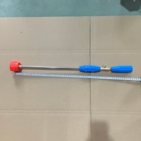 Pistolet pulvérisateur en cuivre bleu de 60 cm avec capuchon, pistolet pulvérisateur de jardin, lance haute pression
