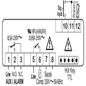 Электронный контроллер DIXELL XR30CX для запасных частей для хладагента - Product Image 4