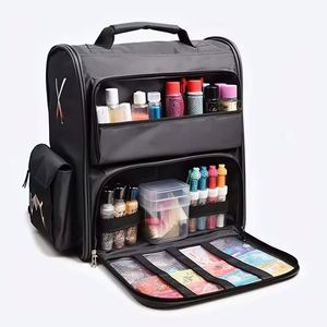 Free Sample Nail Polish <b>Case</b> Nail Lamp Storage <b>Case</b> Beautiful <b>Makeup</b> Bag Cosmetic Storage Bag Travel Nail Polish Set Organizer - Product Image 1