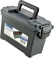 Boîte à munitions en plastique portable de petite taille 290*130*180mm, étanche et légère, pour munitions et équipement de pêche, vente directe d'usine ODM OEM