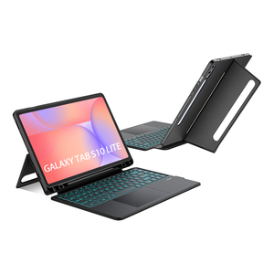 Étui clavier magnétique portable sans fil BT pour tablette <span class=keywords><strong>Samsung</strong></span> Galaxy Tab S10 Lite 10,9 pouces, clavier sans fil dédié - Product Image 1