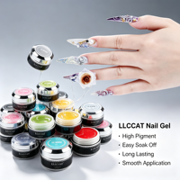 Gel de sculpture 3D ZYZC à haute pigmentation, facile à retirer, gel solide pour la sculpture des ongles, livraison rapide, vente en gros, fournitures pour l'art des ongles