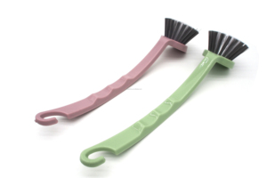 ISO9000 Fabrik kleine Scrub ber Bürste Geschirrs pül küche Geschirr bürste, schlanke Griff Geschirr reinigungs bürste, 2asst - Product Image 3