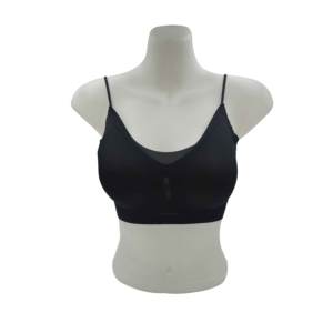 Vente en gros de soutien-gorge push-up sans couture pour femmes en latex de couleur unie à coupe fine soutien-gorge push-up sans couture pour jeunes filles seins comiques - Product Image 4