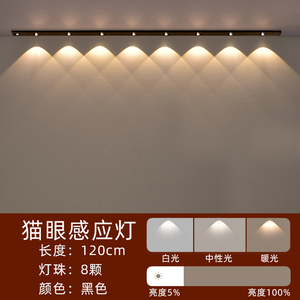ไฟ LED สำหรับตู้ 6000K แสงเดย์ไลท์ สีเทาด้าน สวิตช์แบบสัมผัส ขันเกลียวติดตั้ง ใช้สำหรับเวที CRI สูง 95 ติดตั้งง่าย - Product Image 2