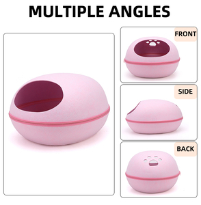 ที่นอนแมวแบบผ้าสักหลาดพร้อมที่ข่วนขนสำหรับเพื่อนขนฟูของคุณ - Product Image 5