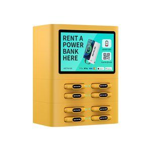 Stazione di ricarica portatile OEM ODM a 8 slot per power <span class=keywords><strong>bank</strong></span> con funzione di scansione QR Code per uso commerciale - Product Image 3