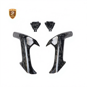 Cubierta de Manija Interior de Puerta de Fibra de Carbono Forjada para Lamborghini Huracan LP610 LP580 2014-2017 (LHD), Repuesto - Product Image 1