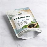 Sachets souples personnalisés à fermeture éclair, imprimés en héliogravure, de qualité alimentaire, résistants à l'humidité, pour le stockage du thé Oolong et de la gelée