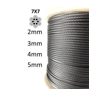 Çelik Tel Halat Galvanizli Askı Pencere Kaldırma Kontrol Amaçlı - Product Image 6