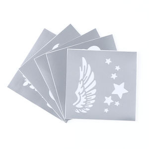 Pochoirs de <span class=keywords><strong>tatouage</strong></span> réutilisables autocollants GP en stock, pochoirs de <span class=keywords><strong>tatouage</strong></span> scintillants, modèles de peinture faciale, pochoir de <span class=keywords><strong>tatouage</strong></span> corporel, pochoir de henné - Product Image 5