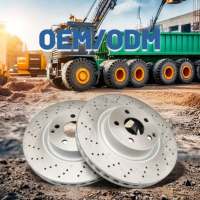 Disque de frein avant de 160 mm à haute efficacité de refroidissement pour VW Golf 7, Toyota, Mitsubishi, IRMSCHER