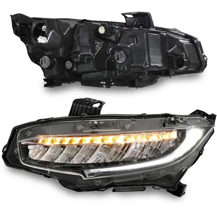 Auto Lighting Systems Car Headlight Suitable For 2015-2018 Head light Headlamp Honda CIVIC LED Headlights