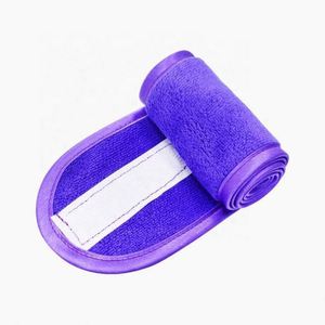 Bandeau de maquillage et de spa pour femme, personnalisé, écologique, avec serviette extensible, couleur et taille sur mesure, en tissu – Vente en gros - Product Image 1