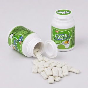 Goma de Mascar de Xilitol Sin Azúcar, 60g, 5 Sabores, Certificación Halal, <span class=keywords><strong>Precio</strong></span> de Fábrica, para Suministro al por Mayor a Supermercados - Product Image 1