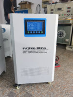 Régulateur/Stabilisateur de tension industriel triphasé AC 50 kVA avec commande de servomoteur TNS, 230 V