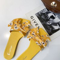 Sandales gladiateur d'été pour femmes, mules plates décontractées avec empeigne en tissu extensible, légères et amortissantes pour l'extérieur