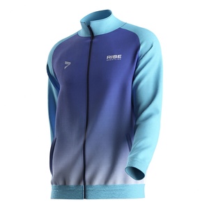 Veste de sport décontractée pour hommes, style lutte, avec fermeture éclair intégrale, en sublimation, pour la mode et le sport - Product Image 1