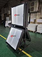 Vitrine moderne à LED simple face pour cartes à collectionner, avec étagères rotatives écologiques pour magasin TGC personnalisé, cartes de sport et de baseball classées